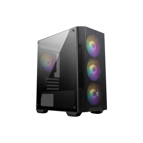 Компьютерный корпус MSI MAG FORGE M100A mATX/Mini-ITX 1x3.5", 2x2.5", 1xUSB 3.2 Gen1, Audio, Mic, Предустановлены 4xRGB FAN, Micro ATX,