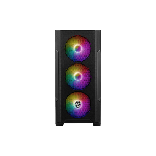 Компьютерный корпус MSI MAG FORGE M100A mATX/Mini-ITX 1x3.5", 2x2.5", 1xUSB 3.2 Gen1, Audio, Mic, Предустановлены 4xRGB FAN, Micro ATX,