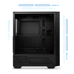 Компьютерный корпус MSI MAG FORGE 112R ATX/mATX/ITX 2 x USB 3.2 Gen1, ARGB