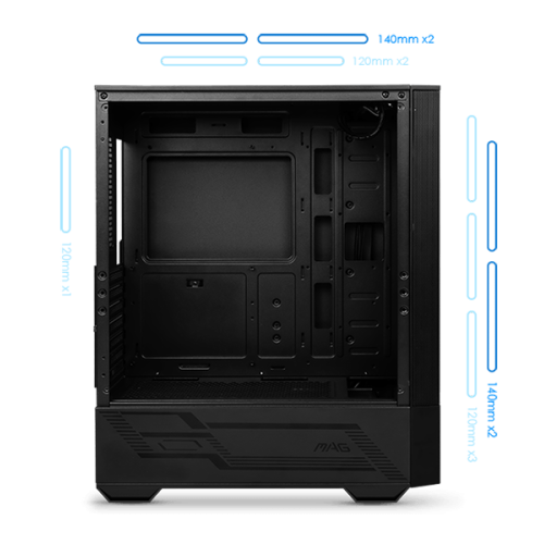 Компьютерный корпус MSI MAG FORGE 112R ATX/mATX/ITX 2 x USB 3.2 Gen1, ARGB