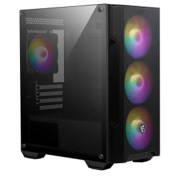 Компьютерный корпус MSI MAG FORGE M100R mATX/Mini-ITX, 2x 2.5