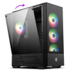 Компьютерный корпус MSI MAG FORGE M100R mATX/Mini-ITX, 2x 2.5", 1x2.5"/3.5", 1x 3.5", 2xUSB 2.0, 1xUSB 3.2 Gen1, Audio, Mic, Предустановленые ARGB вентиляторы Спереди 3xARGB Fan, Сзади 1xARGB MicroATX