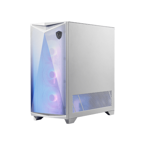Компьютерный корпус MSI MPG GUNGNIR 300R AIRFLOW E-ATX/ATX/mATX/Mini-ITX, 3xUSB 3.2, 4xFAN ARGB предустановленные c завода (3x120мм спереди и 1x120мм сзади), Белый