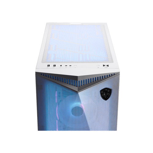 Компьютерный корпус MSI MPG GUNGNIR 300R AIRFLOW E-ATX/ATX/mATX/Mini-ITX, 3xUSB 3.2, 4xFAN ARGB предустановленные c завода (3x120мм спереди и 1x120мм сзади), Белый