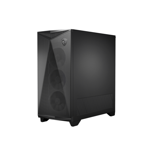 Компьютерный корпус MSI MPG GUNGNIR 300P AIRFLOW E-ATX/ATX/mATX/Mini-ITX, 3xUSB 3.2, имеются предустановленные вентиляторы 3 x PWM BLACK Fan спереди и 1 x PWM BLACK Fan сзади, Vertical GPU bracket: 2 x 60 PWM BLACK Fan