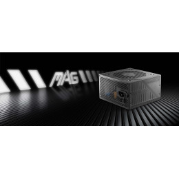 Блок питания MSI  600W, MAG A600DN, Non Modular, ATX, 80+, КПД >80%, Fan 120mm, Черный