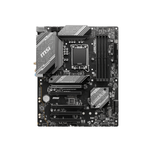 Материнская плата MSI B760 GAMING PLUS WIFI LGA1700 B760 4xDDR5 4xSATA3 RAID 2xM.2 HDMI DP ATX