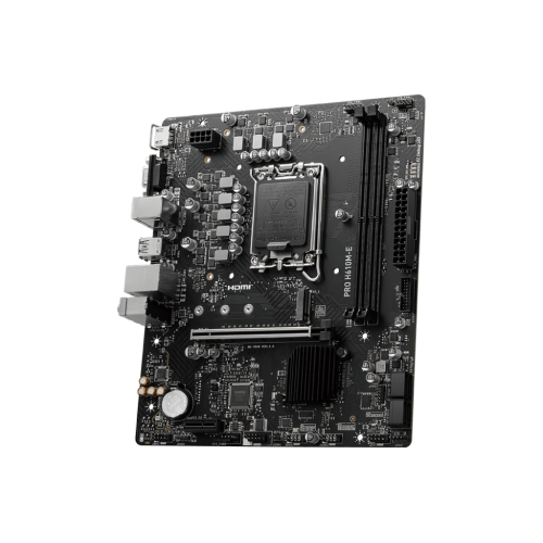 Материнская плата MSI PRO H610M-E LGA1700 H610 2xDDR5 4xSATA3 M.2 VGA HDMI mATX