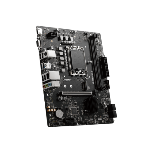 Материнская плата MSI PRO H610M-E LGA1700 H610 2xDDR5 4xSATA3 M.2 VGA HDMI mATX