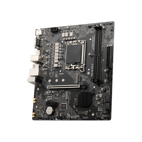 Материнская плата MSI PRO H610M-G LGA1700 H610 2xDDR5 4xSATA3 M.2 VGA HDMI DP mATX