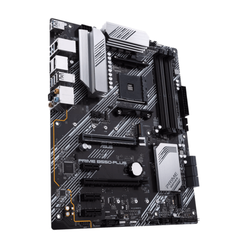 Материнская плата ASUS PRIME B550-PLUS, Socket AM4, 4xDDR4 (4400 OC), 6xSATA Raid, 2xM.2, 1xPCIe4.0 x16, 1xPCIe3.0x16, 3xPCIe3.0x1, HDMI, DP, ATX