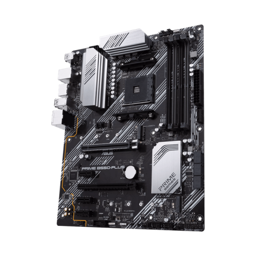 Материнская плата ASUS PRIME B550-PLUS, Socket AM4, 4xDDR4 (4400 OC), 6xSATA Raid, 2xM.2, 1xPCIe4.0 x16, 1xPCIe3.0x16, 3xPCIe3.0x1, HDMI, DP, ATX