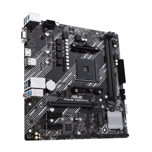 Материнская плата ASUS PRIME A520M-K AMD A520 AM4 2xDDR4 4xSATA3 RAID M.2 D-Sub HDMI mATX