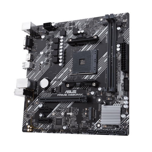 Материнская плата ASUS PRIME A520M-K AMD A520 AM4 2xDDR4 4xSATA3 RAID M.2 D-Sub HDMI mATX