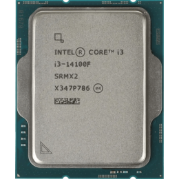 Процессор Intel Core i3-14100F 3.5GHz 4/8 Raptor Lake Refresh 60W LGA1700 Tray, CM8071505092207