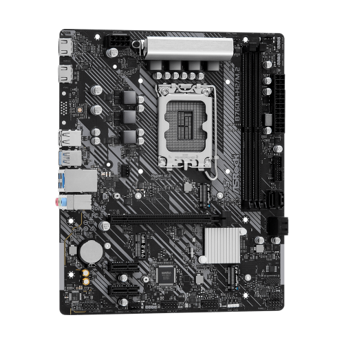 Материнская плата ASRock B760M-H2/M.2 LGA1700 2xDDR5 4xSATA RAID 2xM.2 2xHDMI mATX