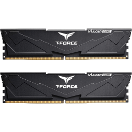 Оперативная память 32GB Kit (2x16GB) 6400MHz DDR5 Team Group (T-FORCE) VULCAN PC5-51200 CL40-40-40-84 1.35V (Gaming + Overclocking Ram) FLBD532G6400HC40BDC01 Black
