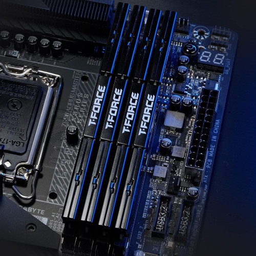 Оперативная память 32GB Kit (2x16GB) 6400MHz DDR5 Team Group (T-FORCE) VULCAN PC5-51200 CL40-40-40-84 1.35V (Gaming + Overclocking Ram) FLBD532G6400HC40BDC01 Black