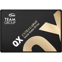 Твердотельный накопитель  512GB SSD TeamGroup QX 2.5” SATA3, R520 MB/s, W430MB/s, 160TBW, 3D QLC флэш, SLC кэширование T253X7512G0C101