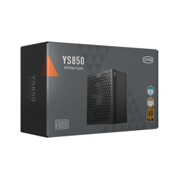 Блок питания PCCooler YS850, 850W, Full Modular, 80+ GOLD, КПД >90%, Fan 135mm, Выходной провод: полностью модульный черный кабель с тиснением из ПВХ. Intel ATX Standard: ATX3.1.  PCI-E 5.1 Output Wattage: 600W, Safety Certification: CB, CE, EAC, UKCA, CC