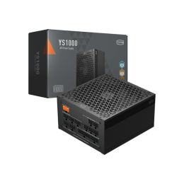 Блок питания PCCooler YS1000, 1000W, Full Modular, 80+ GOLD, КПД ≥90%, Fan 135mm, Черный, P5-YS1000-G1F