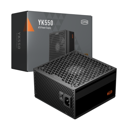 Блок питания PCCooler YK550, 550W, Non Modular, 80+ BRONZE, КПД ≥86.5%, Fan 135mm, P5-YK550-B1F