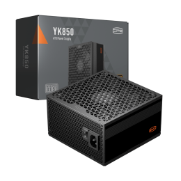 Блок питания PCCooler  850W, YK850, Non Modular, ATX 3.1, 80+ BRONZE, КПД ≥86.5%, Fan 135mm, Support PCI-E 5.1, Черный, P5-YK850-B1F