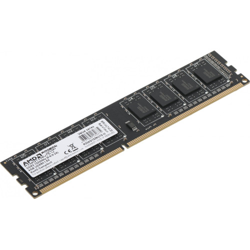 Оперативная память 4Gb DDR3 1333MHz AMD Radeon R3 Value Series, CL9, PC3-10600, 9-9-9-24, 1.5V, R334G1339U1S-U