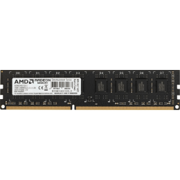 Оперативная память 8Gb DDR3 1600MHz AMD Radeon R5 Entertainment Series, CL11, PC3-12800, 11-11-11-28, 1.5V, R538G1601U2S-U Retail Pack