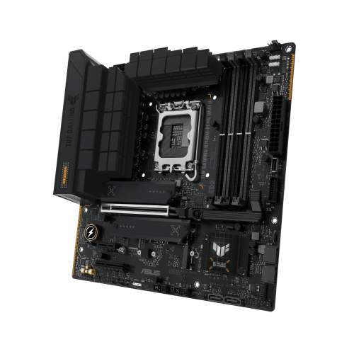 Материнская плата ASUS TUF GAMING B760M-PLUS WIFI II, LGA1700 4xDDR5 4xSATA3 3xM.2 RAID HDMI DP mATX