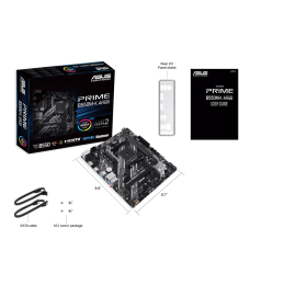 Материнская плата ASUS PRIME B550M-K ARGB AM4 2xDDR4 4xSATA3 RAID 2xM.2 1xHDMI 1xDP Type-C Коннектор  mATX