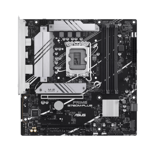 Материнская плата ASUS PRIME B760M-PLUS, LGA1700 4xDDR5 4xSATA3 2xM.2 RAID HDMI DP mATX
