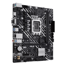 Материнская плата ASUS PRIME H610M-D, LGA1700 2xDDR5 4xSATA3 M.2 VGA, HDMI, COM, RGB header, mATX