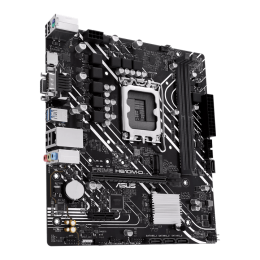 Материнская плата ASUS PRIME H610M-D, LGA1700 2xDDR5 4xSATA3 M.2 VGA, HDMI, COM, RGB header, mATX
