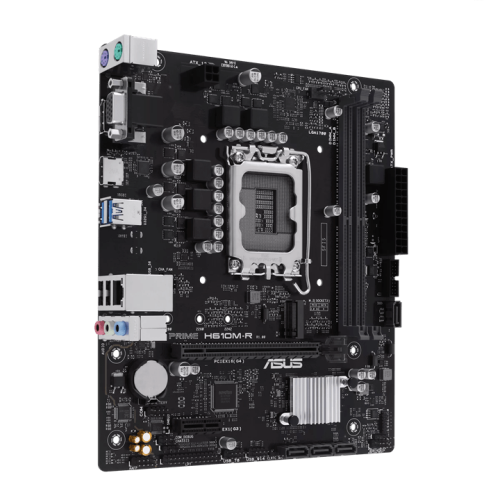 Материнская плата ASUS PRIME H610M-R-SI, LGA1700 2xDDR5 4xSATA3 M.2 VGA HDMI DP mATX