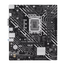 Материнская плата ASUS PRIME H610M-K, LGA1700 2xDDR5 4xSATA3 M.2 1xVGA 1xHDMI, COM header, RGB header mATX