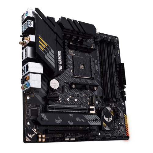 Материнская плата ASUS TUF GAMING B550M-PLUS WIFI II AM4 4xDDR4 4xSATA3 RAID 2xM.2 HDMI DP mATX