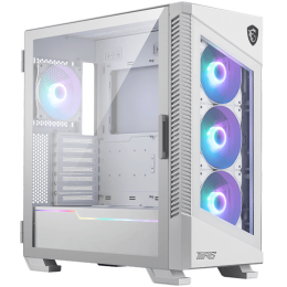 Компьютерный корпус MSI MPG VELOX 100R WHITE ATX/Micro-ATX/Mini-ITX, 2xUSB 3.2 Type-A, 1xUSB 3.2 Type-C Белый