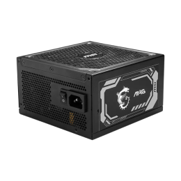 Блок питания MSI 1250W, MAG A1250GL PCIE5, Full Modular, ATX, 80+ GOLD, КПД >90%, Fan 135mm, Черный