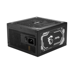 Блок питания MSI 1000W, MAG A1000GL PCIE5, Full Modular, ATX, 80+ GOLD, КПД >90%, Fan 135mm, Черный