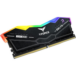 Оперативная память 64GB Kit (2x32GB) 6000MHz DDR5 Team Group DELTA RGB, PC5-48000, CL38-38-38-78, 1.35V, FF3D564G6000HC38ADC01 Black