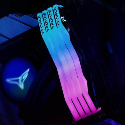 Оперативная память 64GB Kit (2x32GB) 6000MHz DDR5 Team Group DELTA RGB, PC5-48000, CL38-38-38-78, 1.35V, FF3D564G6000HC38ADC01 Black