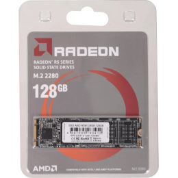 Твердотельный накопитель  128GB SSD AMD RADEON R5 M.2 2280 SATA3 R542Mb/s, W453MB/s R5M128G8