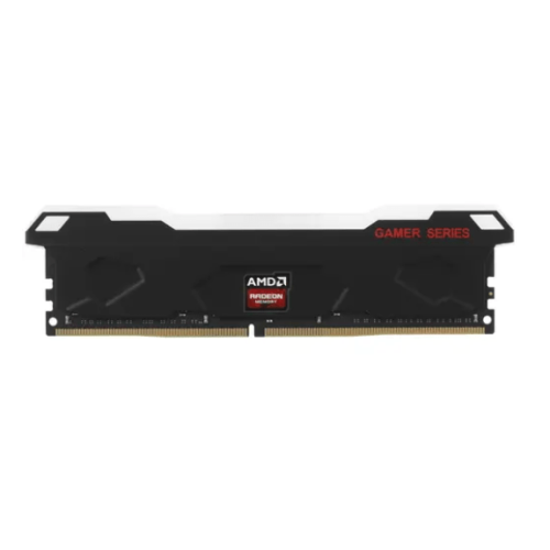 Оперативная память с радиатором и RGB подсветкой 16GB DDR4 3200MHz PC4-25600Mhz AMD Radeon R9 Gamers Series Black Gaming Memory CL16 1.35V Non-ECC Heat Shield RTL R9S416G3206U2S-RGB
