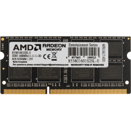 Оперативная память для ноутбука 8Gb DDR3L 1600MHz AMD Radeon R5 Entertainment Series R538G1601S2SL-U Retail