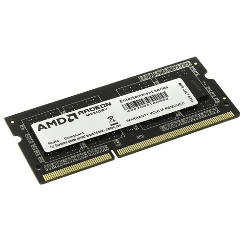 Оперативная память для ноутбука 4Gb DDR3 1600MHz AMD Radeon R5 Entertainment Series R534G1601S1S-U Retail