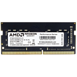 Оперативная память для ноутбука  4Gb DDR4 2400MHz AMD Radeon R7 Performance Series SO-DIMM R744G2400S1S-U Retail