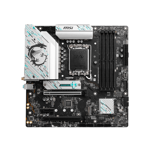 Материнская плата MSI B760M GAMING PLUS WIFI LGA1700 B760 4xDDR5 4xSATA3 RAID 2xM.2 2xHDMI 2xDP mATX