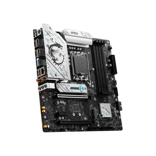 Материнская плата MSI B760M GAMING PLUS WIFI LGA1700 B760 4xDDR5 4xSATA3 RAID 2xM.2 2xHDMI 2xDP mATX
