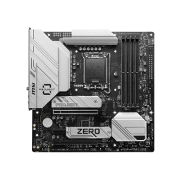Материнская плата MSI B760M PROJECT ZERO LGA1700 B760 4xDDR5 4xSATA3 RAID 2xM.2 HDMI DP mATX